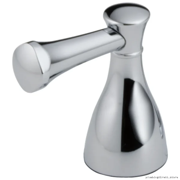 Lockwood Chrome Finish Small Metal Lever Handles for Kitchen Faucets (Pair) - H240 Delta