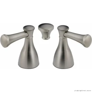 Lockwood Stainless Steel Door Lever Handles Pair - H240SS Delta