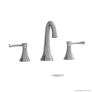 Edge Widespread Lever Handle Bathroom Faucet, Low Flow 1.2 GPM Chrome