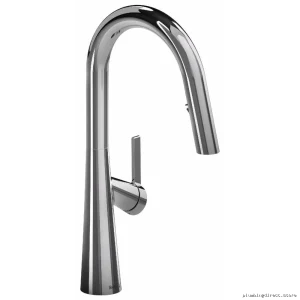 RIOBEL Chrome Pull-Down Spray Kitchen Faucet LK101C by Ludik