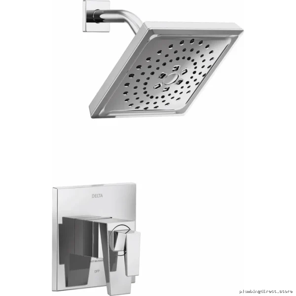 Lumicoat Chrome Luxury Shower Trim for Trillion Monitor with Easy Installation