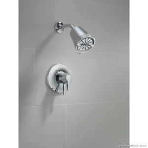 Lumicoat Chrome 17 Series Shower Trim & Cylinder Head - Galeon Monitor T17271-PR Delta