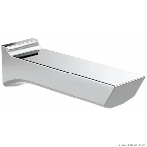 Lumicoat Chrome Spoutless Diverter - Leak-Proof Tub Spout Accessory RP90159PCPR Delta