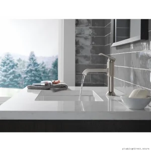 Lumicoat Stainless 589-SS-PR-LPU-DST Single Hole Bathroom Faucet