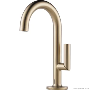 Brizo Luxury Single-Hole Bath Faucet in Luxe Gold Finish