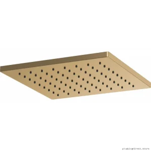 Luxe Gold Brizo Square Raincan Shower Head 81399-GL for Elegant Bathrooms