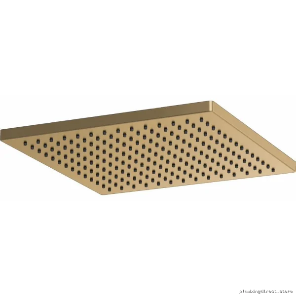 Luxe Gold Brizo Square Shower Head 2.5 GPM - Raincan Design 81399-GL-2.5
