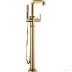 Luxe Gold Freestanding Tub Faucet Lever Handle Kit - Invari/Brizo HL70