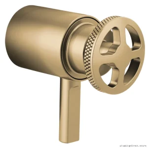 Luxe Gold Thermostatic Trim Wheel Handle Kit - Brizo HW6032-GL