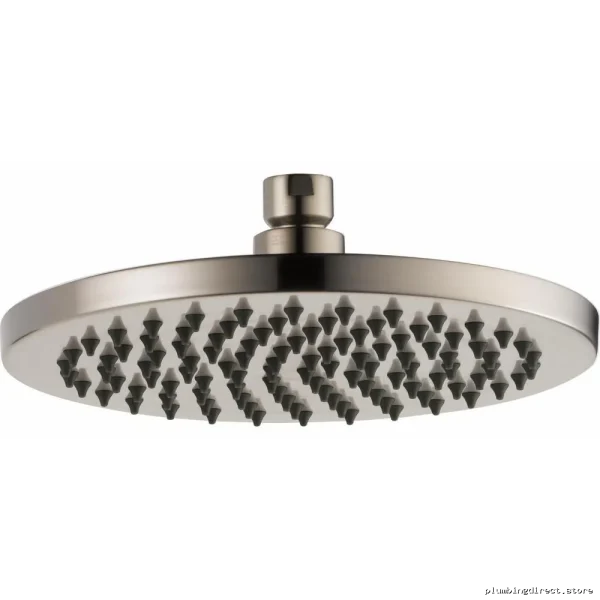 Rainfall Shower Head 8-Inch Round 2.5 GPM Luxe Nickel Finish Brizo - Image 2