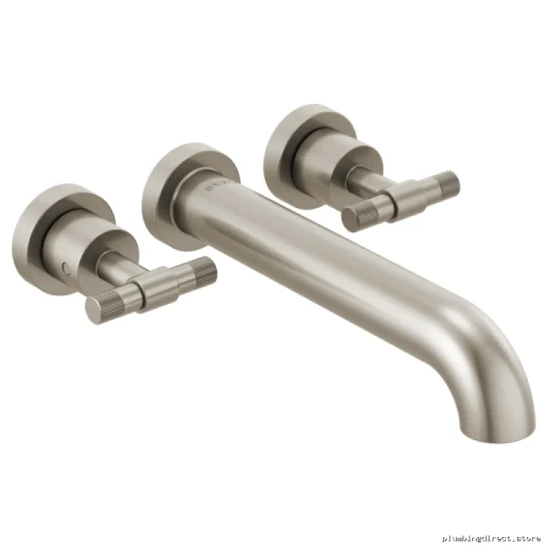 Luxe Nickel Two-Handle Bathtub Faucet Kit - Brizo Model #T70 - Image 2