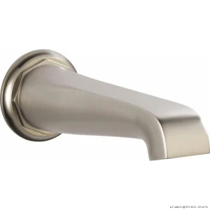 Luxe Nickel No-Diverter Tub Spout - Brizo RP78582