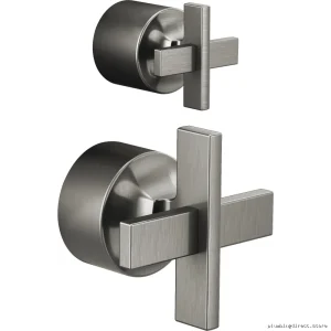 Luxe Steel Brizo HX75P98-SL Pressure Balance Diverter Kit with Cross Handle