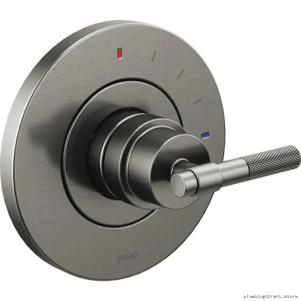 Luxe Steel Brizo Litze Pressure Balance Valve with T-Lever - Image 2