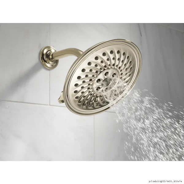 Luxe Steel Shower Arm | Brizo RP40593PN – Premium Bathroom Arm for Modern Fixtures