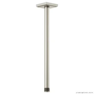 LuxNickel Ceiling-Mounted ShowrArm With SqFlng & Modern Bath Design BzioRP
