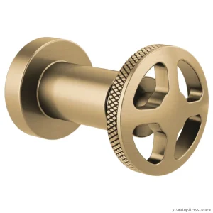 Litze Volume Control Trim with Wheel Handle – Luxure Gold Finish Model