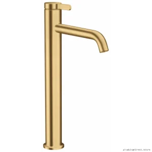 Luxury Axor One 260 Brushed Gold Single Hole Bathroom Sink Faucet 48002251