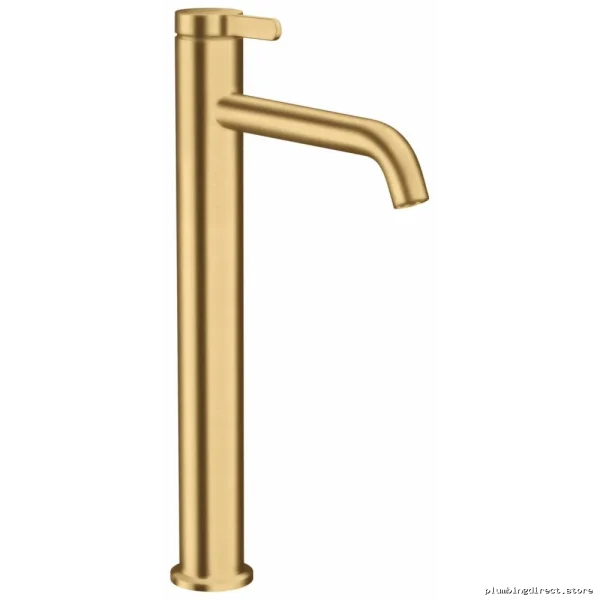 Luxury Axor One 260 Brushed Gold Single Hole Bathroom Sink Faucet 48002251