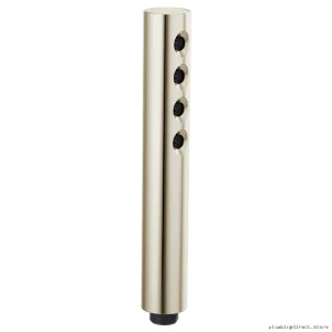 Luxury Brizo Round Hand Shower H2Okinetic Polished Nickel