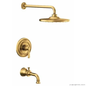 Brushed Gold Colinet M-Core Tub & Shower Trim
