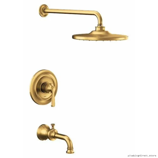 Brushed Gold Colinet M-Core Tub & Shower Trim