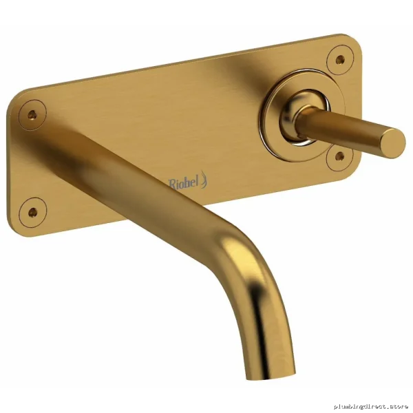 Luxury Brushed Gold Riu Joystick Wall Faucet