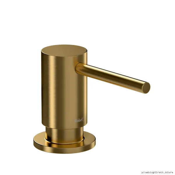 Luxury Brushed Gold Bathroom Soap Dispenser by RIOBEL
