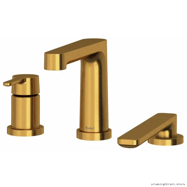 Luxury Brushed Gold Tub Filler with Handshower - Nibi Collection