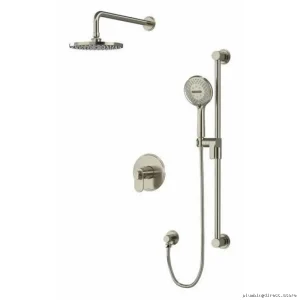 Brushed Nickel Luxury Arca Shower Faucet Trim