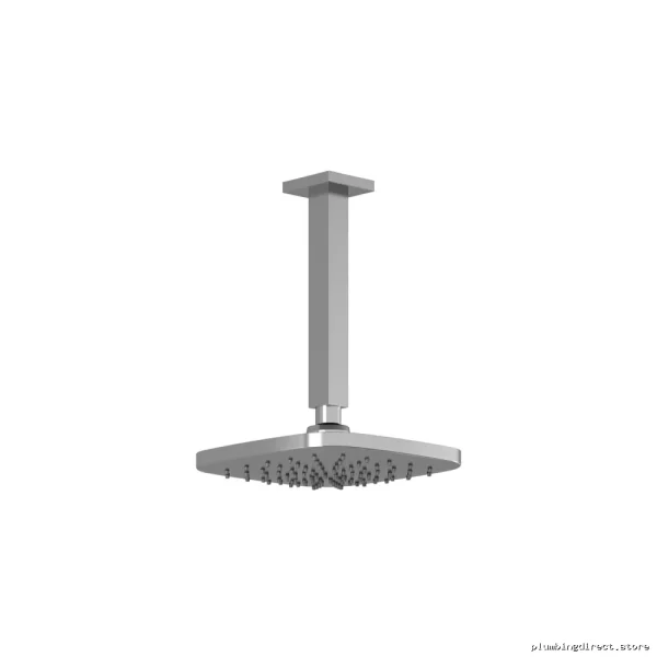 Luxury Chrome Rainfall Shower Head with Vertical Mount