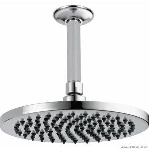 Luxury Chrome Rainfall Showerhead - Brizo Premium Low Flow
