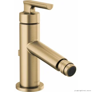 Luxury Gold Single-Hole Bidet Faucet with Easy Install - Brizo Model