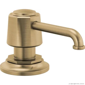 Luxury Gold Soap & Lotion Dispenser by Rook - Modern Design Model RP100487GL