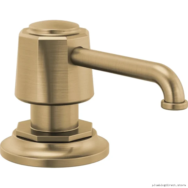 Luxury Gold Soap & Lotion Dispenser by Rook - Modern Design Model RP100487GL