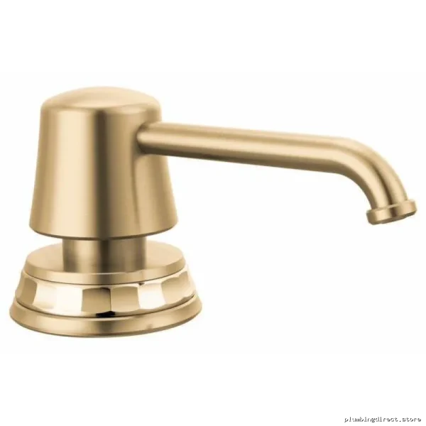 Luxury Polished Gold Soap & Lotion Dispenser - Elegant Design
