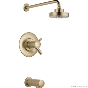 Luxe Gold Thermostat Control for Shower & Bath Trim Kit