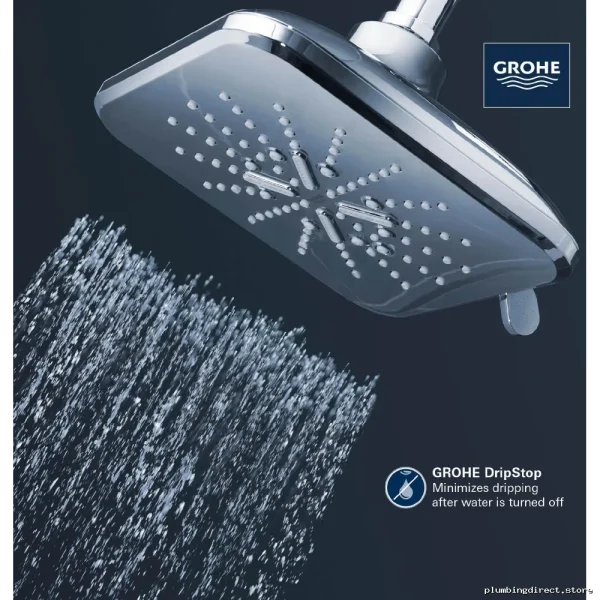 Luxury Grohe Rainshower: SmartActive 3-Function in Matte Black - Image 4