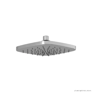 Kalia Chrome Square Rainshower Head 7-11/16 Inch Luxury Shower Fixture