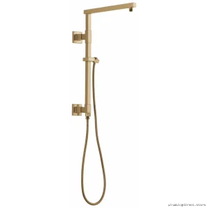 Luxury Modern Shower System with Champagne Bronze Finish - Delta