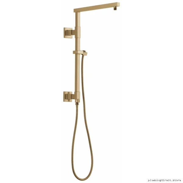 Luxury Modern Shower System with Champagne Bronze Finish - Delta