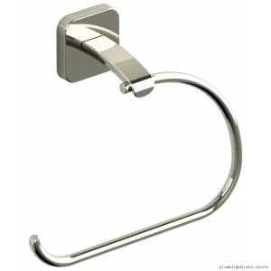 Luxury Polished Nickel Towel Ring - RioBel Salome SA7PN