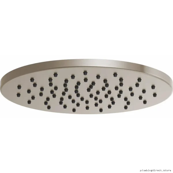 Luxury Round Rainfall Shower Head Premium Brushed Nickel Finish Brizo