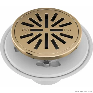 LuxuryTileInRoundShowerDrainPolishGoldFinish-BTXXXXXX