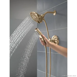 Tetra Monitor 17 Modern Design Shower Valve in Luxurious Champagne Bronze Finish – Model T...Delta