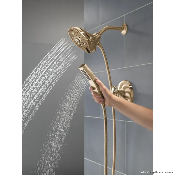 Tetra Monitor 17 Modern Design Shower Valve in Luxurious Champagne Bronze Finish – Model T...Delta