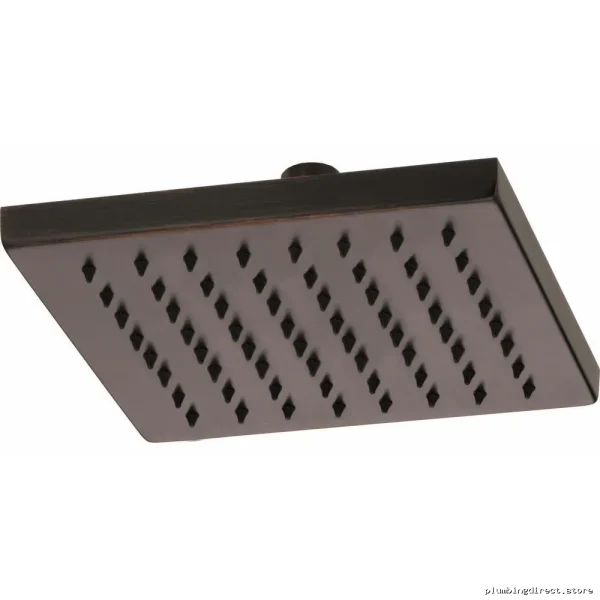 Luxury Venetian Bronze Ceiling-Mount Square Rain Shower Head - Brizo