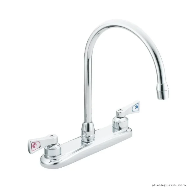 M-Dura 8287 Chrome Kitchen Faucet – Durable High Arc Design for Moen Compatibility