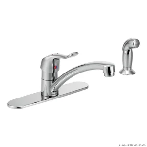 M-Dura Kitchen Faucet with Pull-Out Spray - Chrome 8707 Model