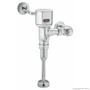 M-Power Electronic Urinal Flush Valve - AC Powered Chrome Finish (8312AC10 Moen) Efficient & Durable